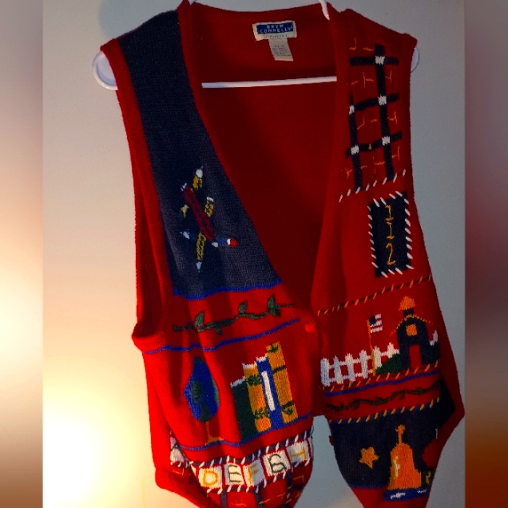 Absolutely adorable vest for a teacher